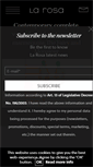 Mobile Screenshot of larosaitaly.com