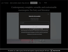 Tablet Screenshot of larosaitaly.com